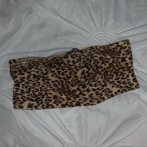 Shein Leopard bandeau